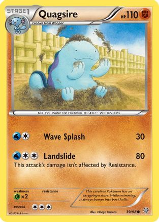 Quagsire 039/98/98 - Common