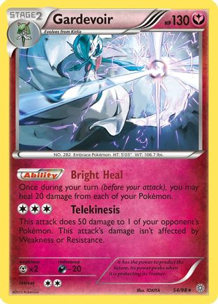 Gardevoir 054/98/98 - Holo Rare - Holofoil