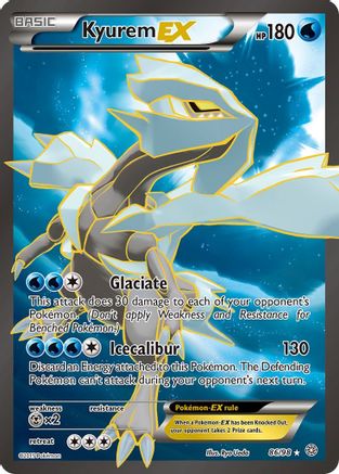 Kyurem EX (86 Full Art) 086/98/98 - Ultra Rare - Holofoil