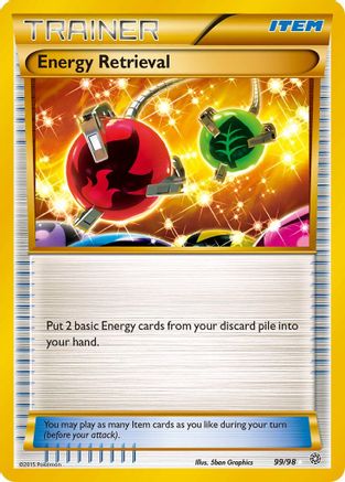 Energy Retrieval 099/98/98 - Secret Rare - Holofoil