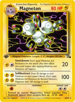 Magneton (026/62) - Fossil Unlimited