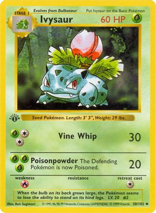 Ivysaur 030/102 - Uncommon - Unlimited
