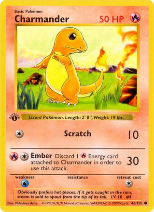 Charmander 046/102 - Common - Unlimited