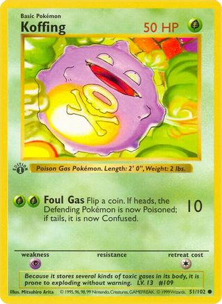 Koffing 051/102 - Common - Unlimited