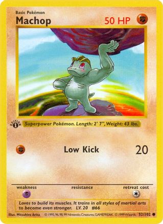 Machop 052/102 - Common - Unlimited