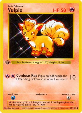 Vulpix 068/102 - Common - Unlimited