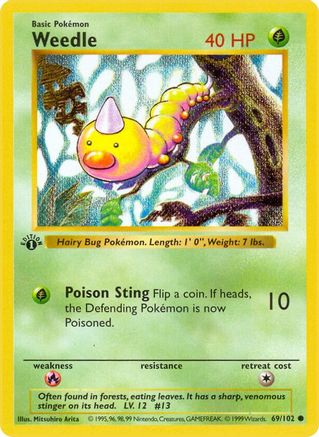 Weedle 069/102 - Common - Unlimited