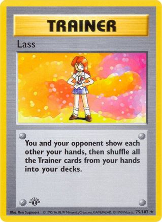 Lass 075/102 - Rare - 1st Edition