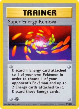 Super Energy Removal 079/102 - Rare - Unlimited