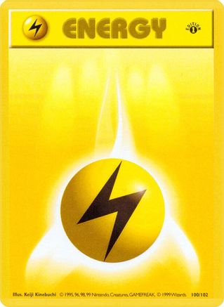 Lightning Energy 100/102 - Common - 1st Edition