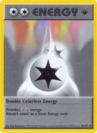 Double Colorless Energy 096/102 - Uncommon - Unlimited