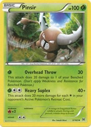 Pinsir 003/162 - Uncommon