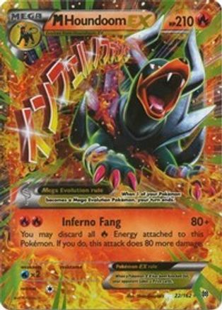 M Houndoom EX 022/162/162 - Ultra Rare - Holofoil