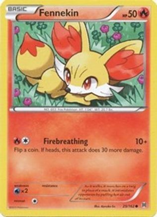 Fennekin 025/162/162 - Common