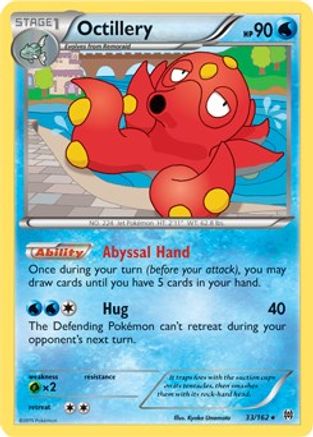 Octillery 033/162/162 - Holo Rare - Holofoil