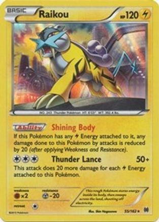 Raikou 055/162/162 - Holo Rare - Holofoil