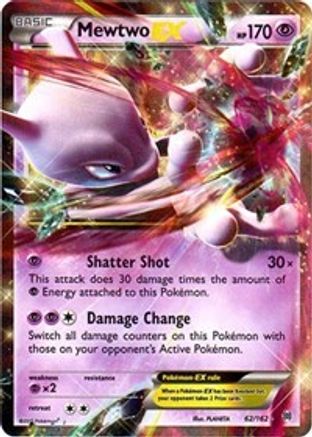 Mewtwo EX (62) 062/162/162 - Ultra Rare - Holofoil