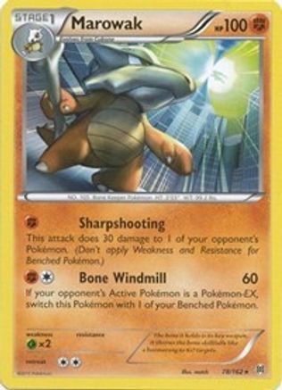 Marowak 078/162 - Rare