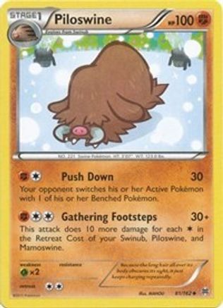 Piloswine 081/162 - Uncommon