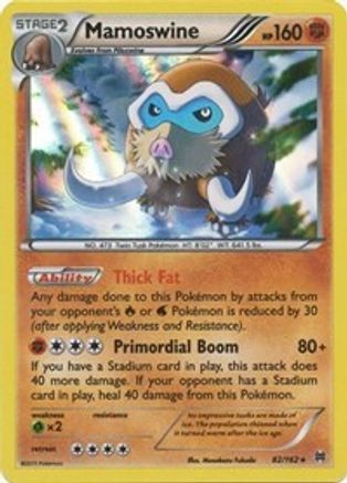 Mamoswine 082/162/162 - Holo Rare - Holofoil