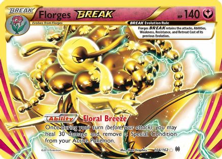 Florges BREAK 104/162/162 - Rare BREAK - Holofoil
