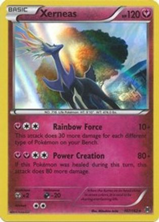Xerneas 107/162/162 - Holo Rare - Holofoil
