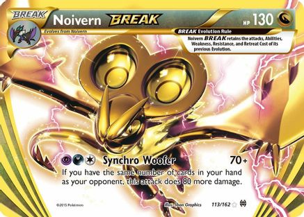 Noivern BREAK 113/162/162 - Rare BREAK - Holofoil