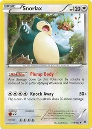 Snorlax 118/162/162 - Uncommon