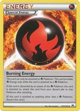 Burning Energy 151/162/162 - Uncommon