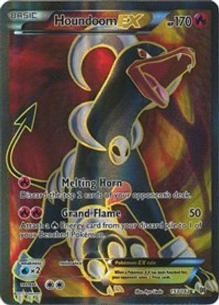 Houndoom EX (Full Art) 153/162/162 - Ultra Rare - Holofoil