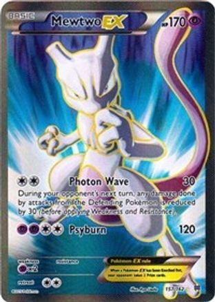 Mewtwo EX (157 Full Art) 157/162/162 - Ultra Rare - Holofoil