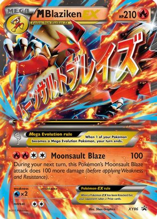 M Blaziken EX XY86/211 - Promo - Holofoil