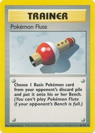 Pokemon Flute 086/102/102 - Uncommon