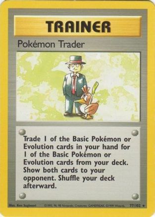 Pokemon Trader 077/102/102 - Rare