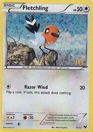 Fletchling 011/12/12 - Promo - Holofoil
