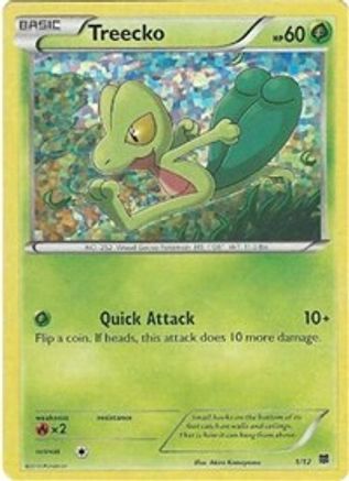 Treecko 001/12/12 - Promo - Holofoil