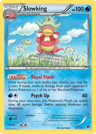 Slowking 021/122/122 - Holo Rare - Holofoil