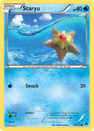 Staryu 025/122/122 - Common