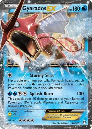 Gyarados EX 026/122/122 - Ultra Rare - Holofoil