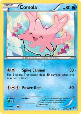 Corsola 029/122/122 - Common