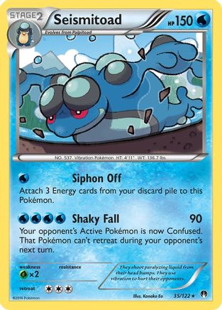 Seismitoad 035/122 - Rare