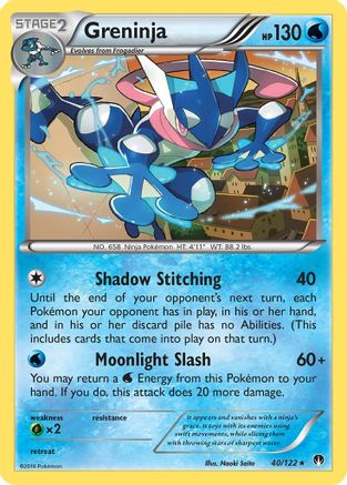 Greninja 040/122/122 - Rare