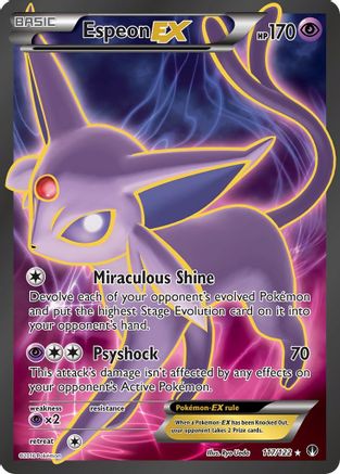 Espeon EX (Full Art) 117/122/122 - Ultra Rare - Holofoil