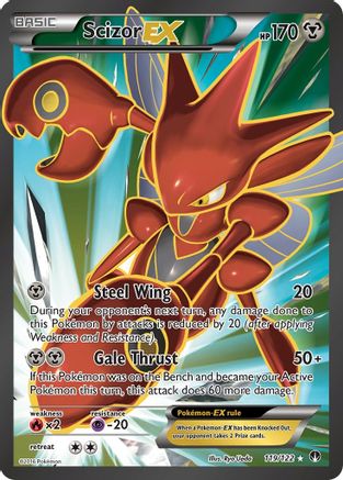 Scizor EX (Full Art) 119/122/122 - Ultra Rare - Holofoil
