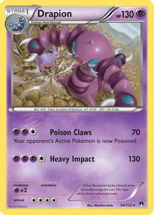 Drapion 054/122/122 - Rare