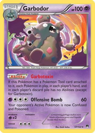 Garbodor 057/122/122 - Holo Rare - Holofoil