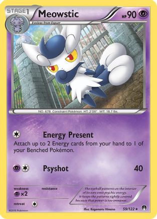 Meowstic 059/122 - Rare