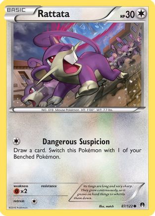 Rattata 087/122/122 - Common