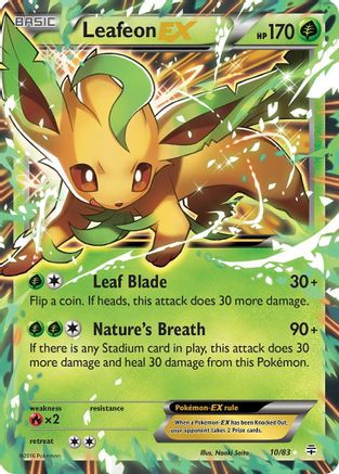 Leafeon EX 010/83/83 - Ultra Rare - Holofoil