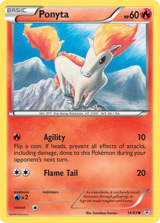 Ponyta 014/83/83 - Common